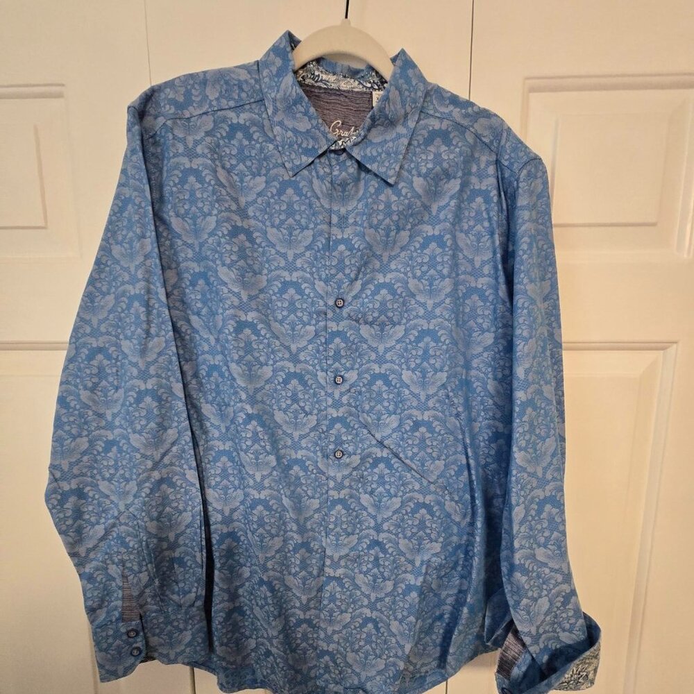 Robert Graham Long Sleeve Dress Shirt - Size XL - Free Shipping
